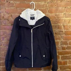 J. Crew blue windbreaker/jacket -medium